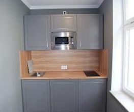 Komfort Apartment mit Sauna:
Küchenbereich