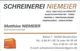 Matthias Niemeier Schreinerei