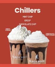 Chillers Menu