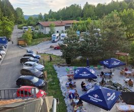 Camping und Biergarten