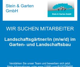 Landschaftsgärtner/in (m/w/d) im Garten- und Landschaftsbau