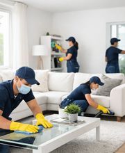 CleanPro Marbella Team. Deep Cleaning in progress.