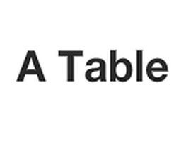 A Table image 2