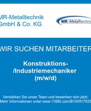 Konstruktions-/Industriemechaniker (m/w/d)