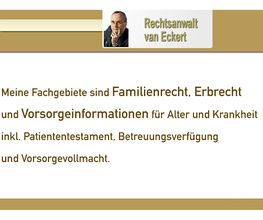 Rechtsanwalt Wilhelm van Eckert Bild 2