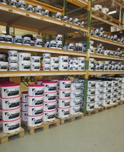 Standortbild Innenraum Lager MEGA eG Lörrach, Großhandel für Maler, Bodenleger und Stuckateure