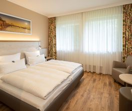 Doppelzimmer 4 zum Garten - Boutique Hotel Rosengarten Hamburg