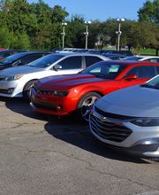 Sedan's Parked in a Row