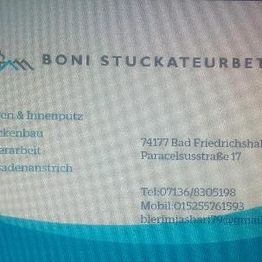 Boni Stuckateurbetrieb