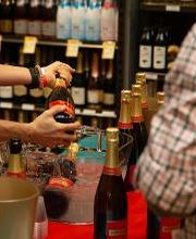 Champagne tasting in Total Wine & More, Lakewood