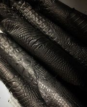 Rundsleer met crocoprint
