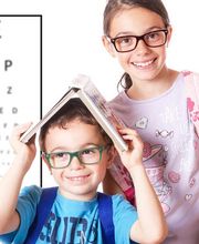 Kinder-Augenmessungen