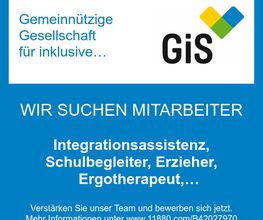 Integrationsassistenz, Schulbegleiter, Erzieher, Ergotherapeut, Heilerziehungspfleger (m/w/d)