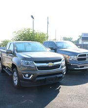 Trucks Parked in a Row