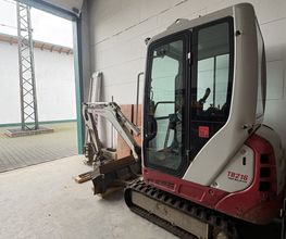 Minibagger Takeuchi TB216 zur Vermietung