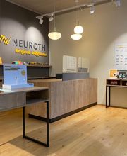 Der Empfangsbereich des Neuroth-Hörcenters an der Forchstrasse in Zürich.
