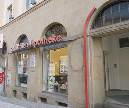 Aussenansicht der Schildkröten-Apotheke