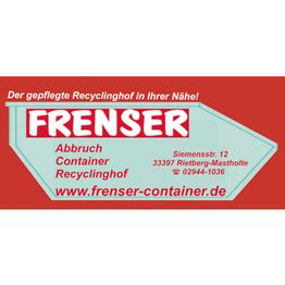 Frenser Abbruch-Container-Recyclinghof