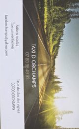 Taxi d'Orchamps SASU