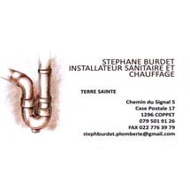 Stéphane Burdet installateur sanitaire( successeur Benoit Buffard )