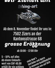 Eröffnung fishing-art Zizers!
Besuche unser neues Fachgeschäft für Angeln & Outdoor an der Kantonsstrasse 68 in Zizers. Entdecke hochwertige Ausrüstung, exklusive Marken und kompetente Beratung – alles für dein nächstes Abenteuer am Wasser. Eröff