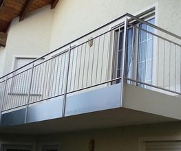 Stabgeländer Edelstahl Balkon