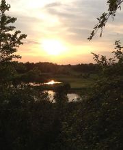 Abendstimmung auf dem Golfplatz