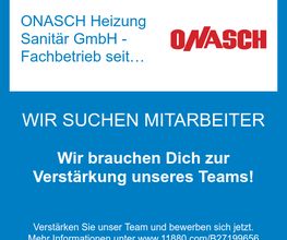 Wir brauchen Dich zur Verstärkung unseres Teams!