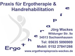 Jörg Wackes Praxis für Ergotherapie & Handtherapie in Waldeck & Vöhl