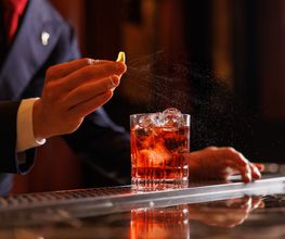 Negroni Cocktail at Principe Bar