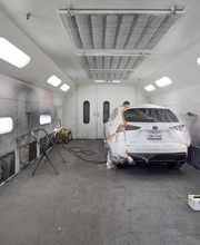 Exterior of Spray Paint Booth