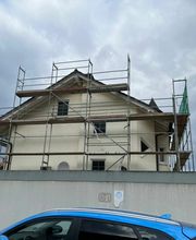 Dachdeckergerüst für PV Montage