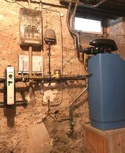 Hausanschlussleitung mit Wasser-Enthärtung