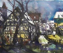 Aquarell auf Bütten, von: Andreas Mattern ©