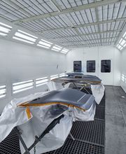 Exterior of Spray Paint Booth