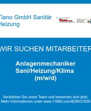 Anlagenmechaniker Sani/Heizung/Klima (m/w/d)
