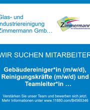 Gebäudereiniger*in (m/w/d), Reinigungskräfte (m/w/d) und Teamleiter*in (m/w/d)