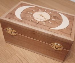 Schatulle mit Einlegearbeiten
