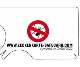 Zeckenkarte Safecard Bild 1