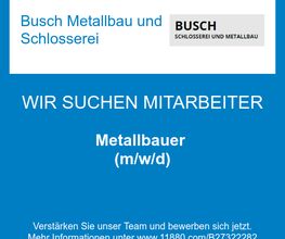 Metallbauer (m/w/d)