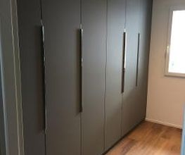 Menuiserie Luquiens - dressing sur-mesure noir- Coppet
