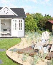 Garten im Ferienhaus Deichkörnchen Neßmersiel www.nord-sterne.de