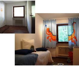 Home Staging Vorher/Nachher 4-Zi.-Whg. im Westen von Rgbg., WFL 89,92 m². Bis zum Auszug des Mieters wurde die Whg. 12 Monate zum Verkauf angeboten. Nach Home Staging fand der Verkauf nach 4 Wo. statt. Der VK wurde erzielt.