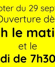 Biogroup Maine Anjou - Allonnes - Nouveaux horaires