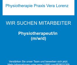 Physiotherapeut/in (m/w/d)