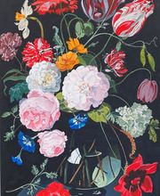 Gemälde mit Blumen von Mirja Lehnart - Freiberufliche Kunstmalerin