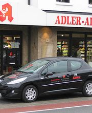 Aussenansicht der Adler-Apotheke Jöllenbeck