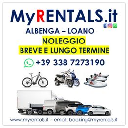 myrentals.it Noleggio Auto Barche Scooter Furgoni 9 Posti logo