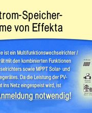 AX-Strom-Speichersysteme von Effekta