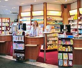 Innenansicht der Flieder-Apotheke, Berlin-Köpenick
